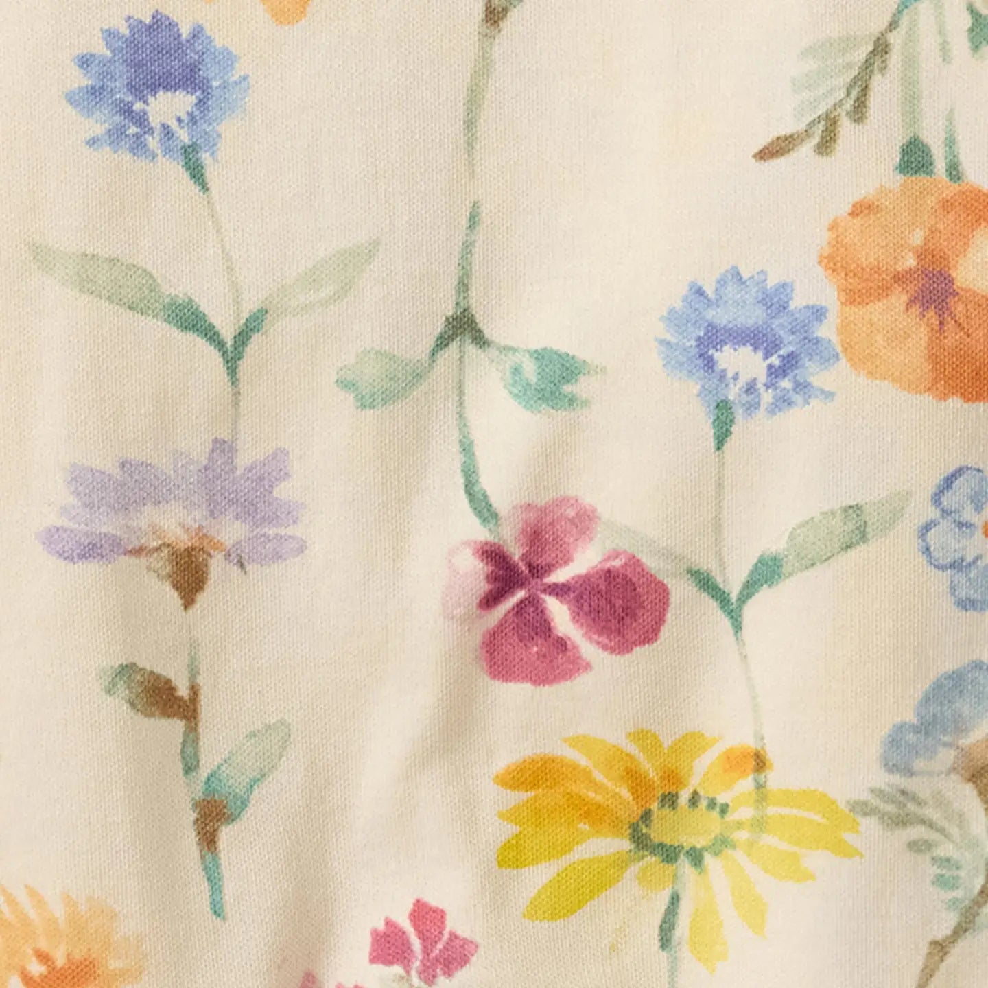 Wildflowers Organic Cotton Sleep & Play Burt's Bees Baby Lil Tulips
