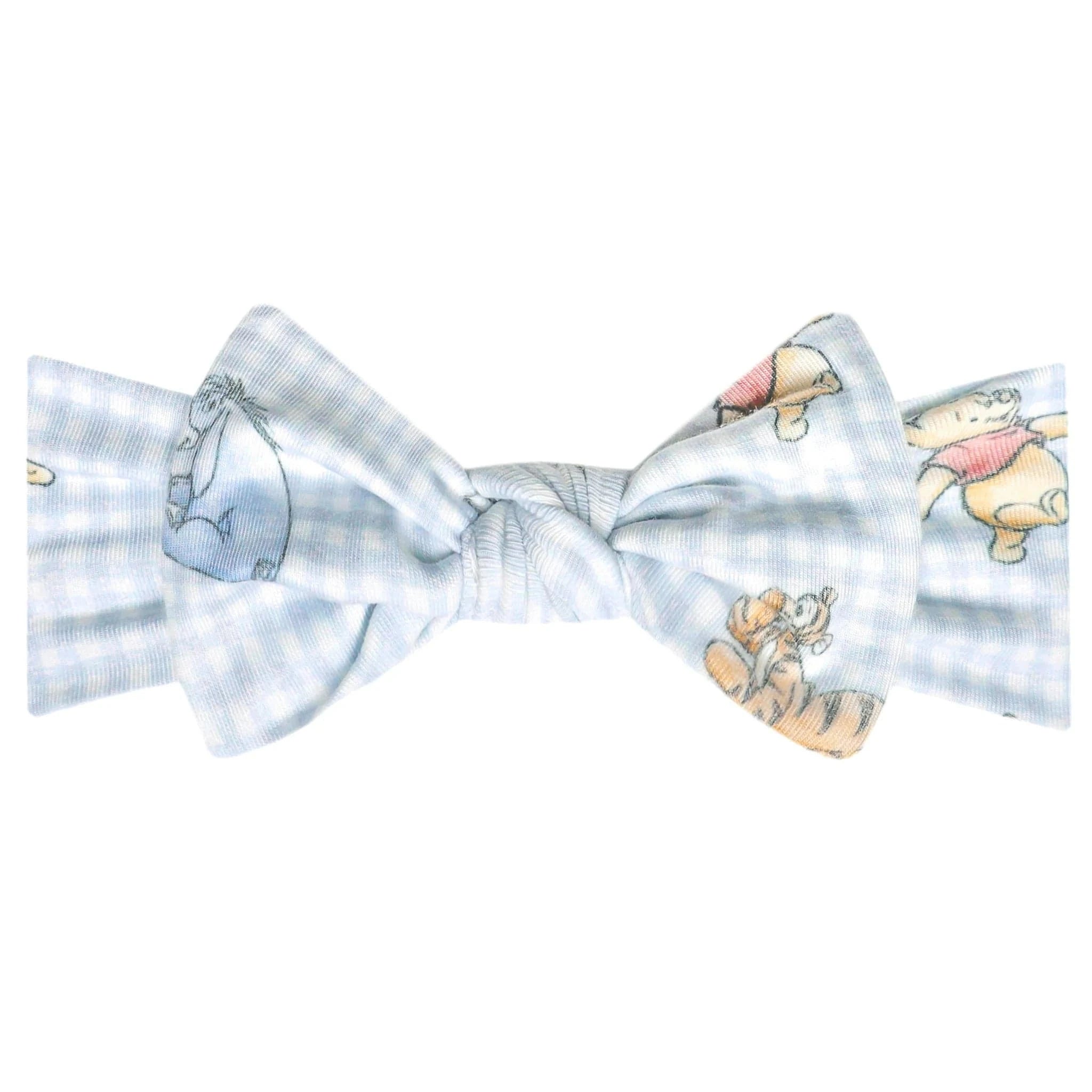 Winnie the Pooh and Friends Knit Headband Bow Copper Pearl Lil Tulips