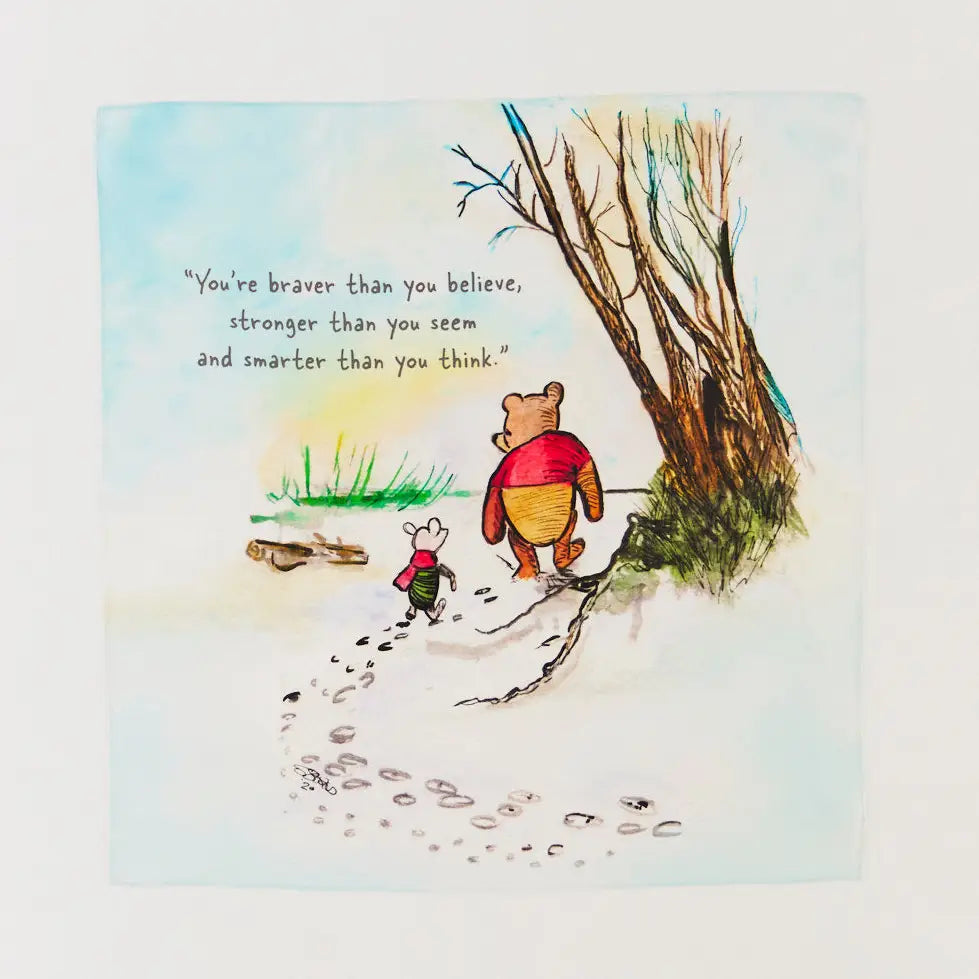 Winnie-The-Pooh Quote Playsilk Sarah's Silks Lil Tulips