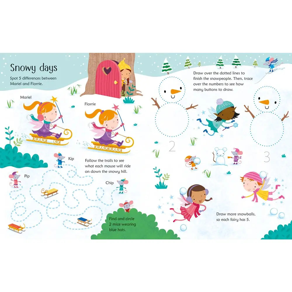 Wipe-Clean Fairy Activities Harper Collins Childrens Lil Tulips