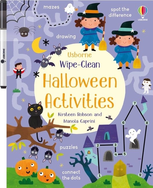 Wipe-Clean Halloween Activities Harper Collins Childrens Lil Tulips