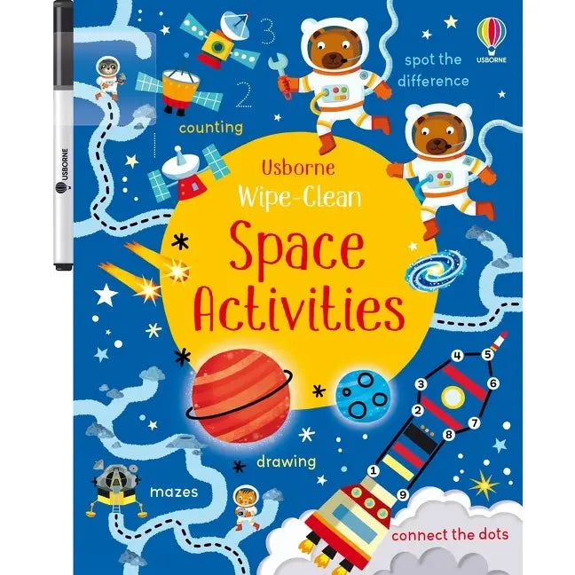 Wipe-Clean Space Activities Harper Collins Childrens Lil Tulips