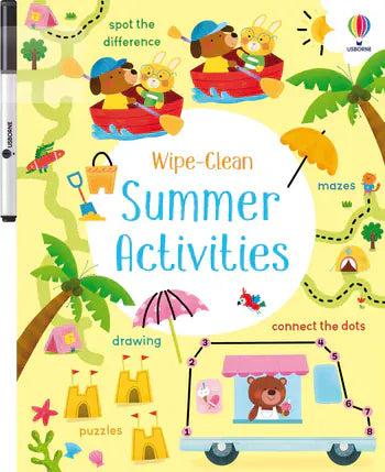Wipe-Clean Summer Activities Harper Collins Childrens Lil Tulips