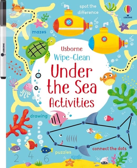 Wipe-Clean Under the Sea Activities Harper Collins Childrens Lil Tulips