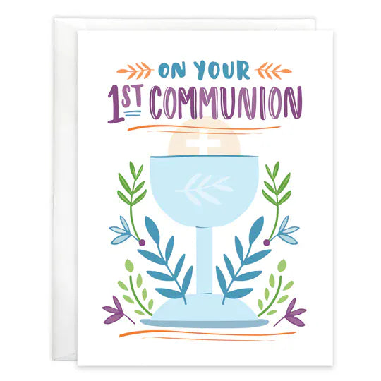 With Scripture Card - 1st Communion Gina B Designs Lil Tulips
