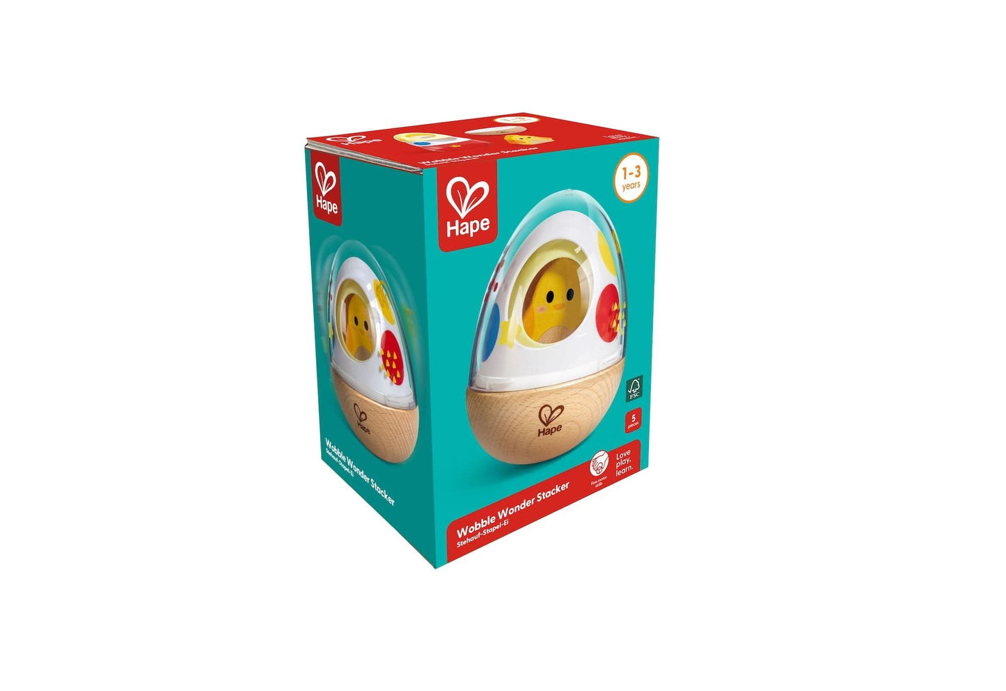Wobble Wonder Stacker Hape Lil Tulips