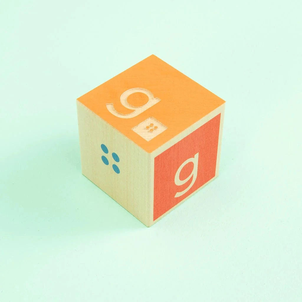 Wooden Braille Blocks Uncle Goose Lil Tulips