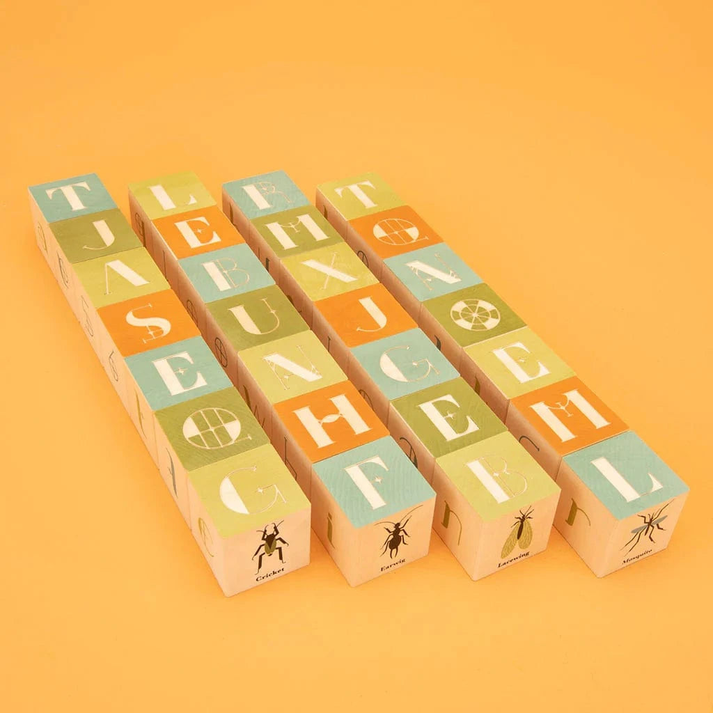 Wooden Bug Blocks Uncle Goose Lil Tulips