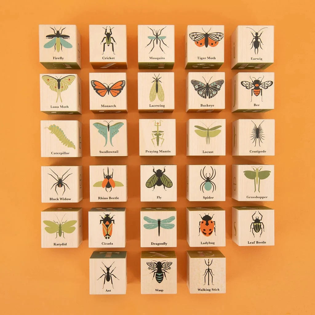 Wooden Bug Blocks Uncle Goose Lil Tulips