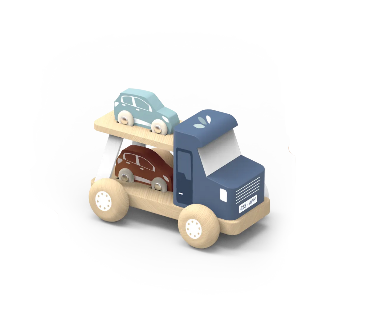 Wooden Car Carrier Speedy Monkey Lil Tulips