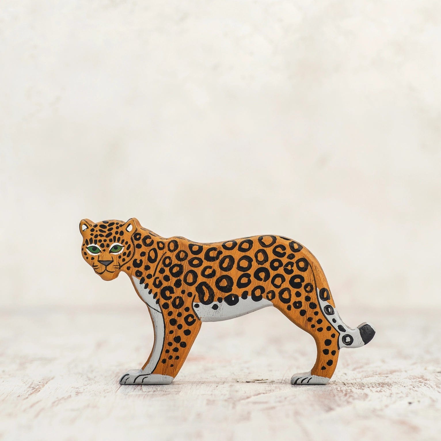 Wooden Cheetah Toy