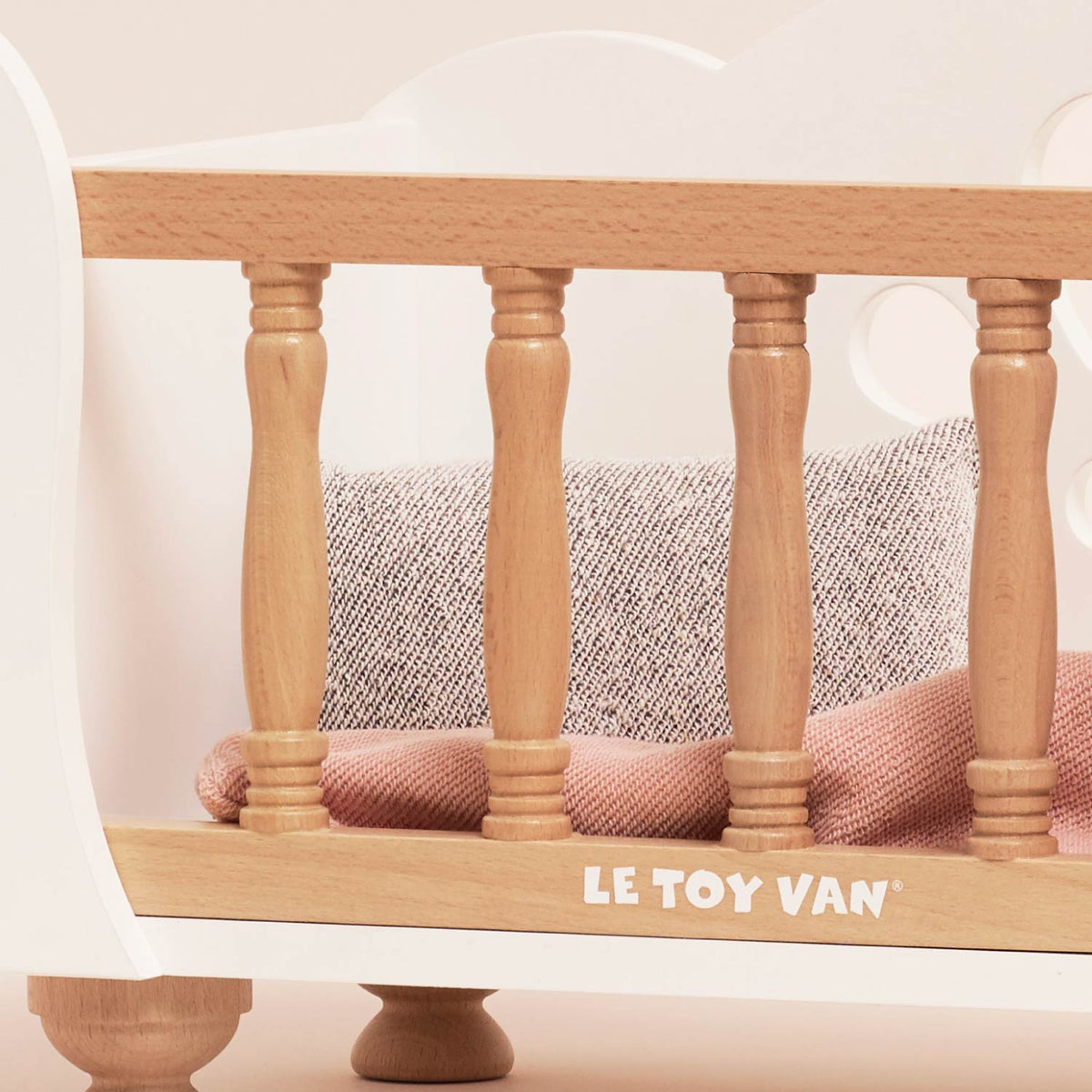Wooden Dolls Cot Le Toy Van Lil Tulips