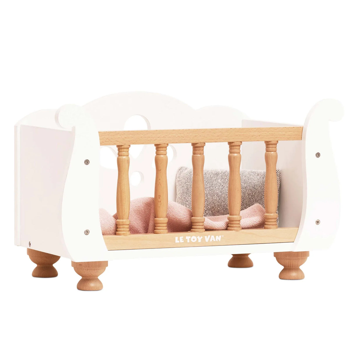 Wooden Dolls Cot Le Toy Van Lil Tulips