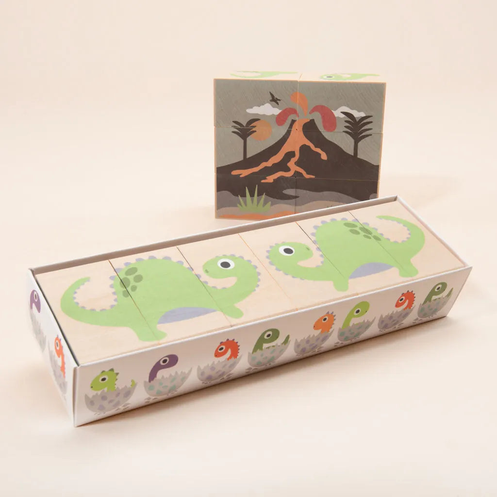 Wooden Environments Dinosaur Blocks Uncle Goose Lil Tulips