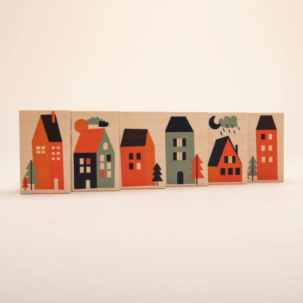 Wooden Environments Neighborhood Blocks Uncle Goose Lil Tulips