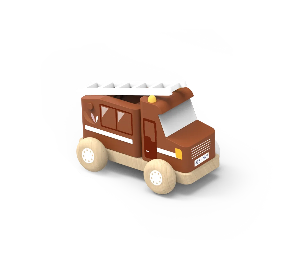 Wooden Fire Truck Speedy Monkey Lil Tulips