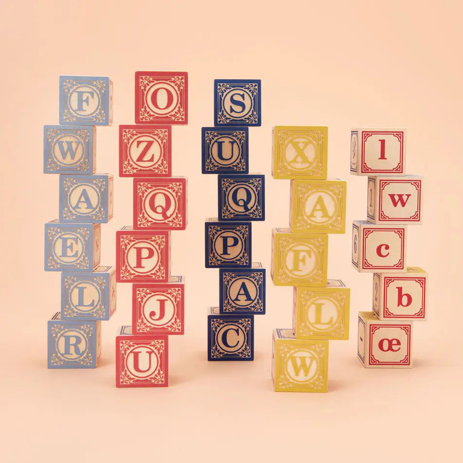 Wooden French Blocks Uncle Goose Lil Tulips