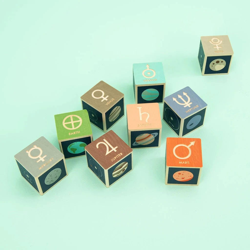 Wooden Planet Blocks Uncle Goose Lil Tulips