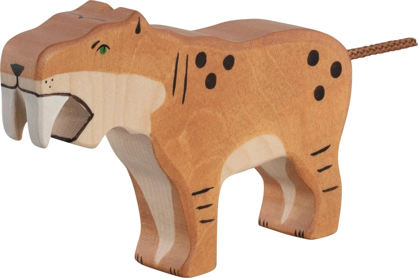 Wooden Saber-Toothed Tiger Holztiger Lil Tulips