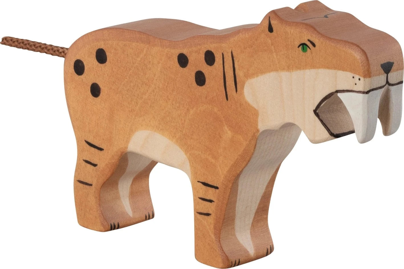 Wooden Saber-Toothed Tiger Holztiger Lil Tulips