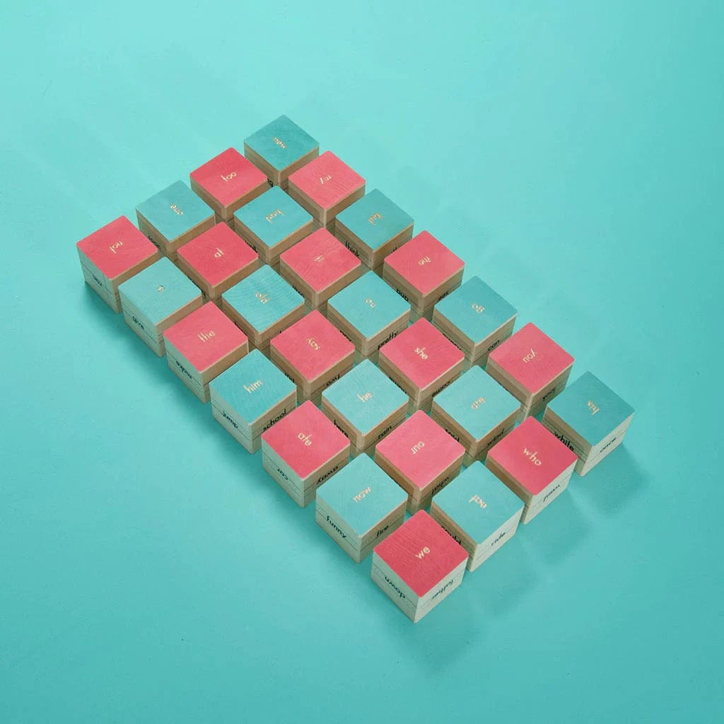 Wooden Sight Word Blocks Uncle Goose Lil Tulips