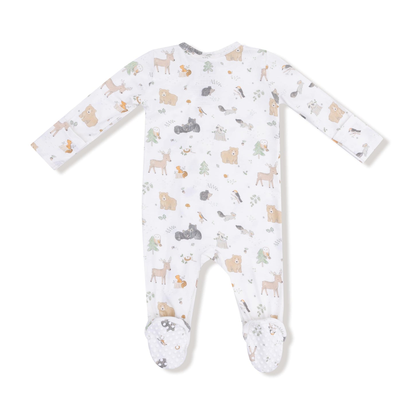 Woodland Babies - 2 Way Zipper Footie Angel Dear Lil Tulips