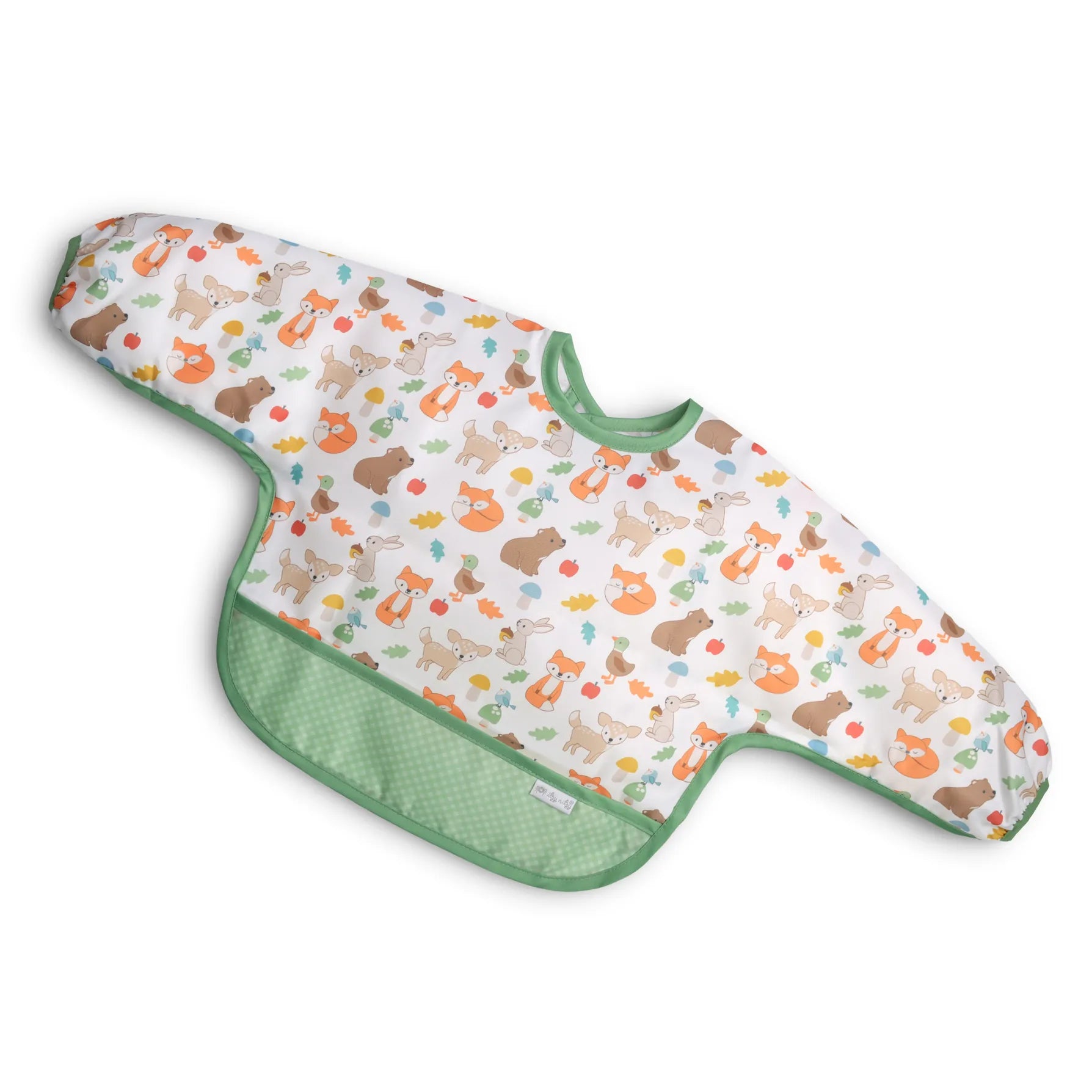 Woodland Itzy Everywhere Bib™ - Long Sleeve Water-Resistant Bib Itzy Ritzy Lil Tulips