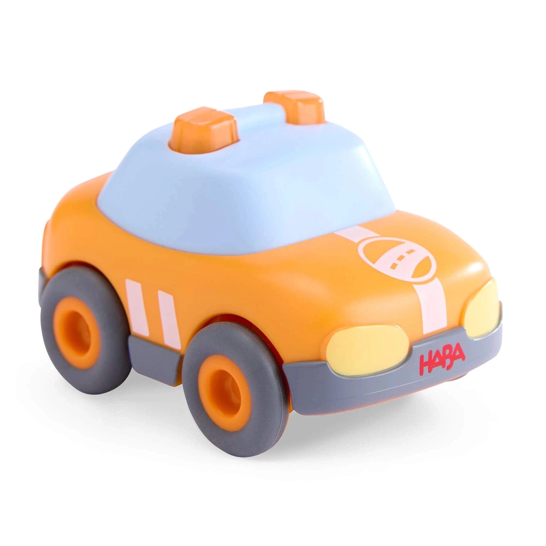Yellow Pace Car with Momentum Motor – Recycled haba Lil Tulips