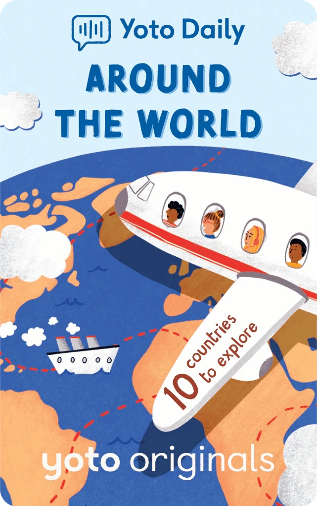 Yoto Daily: Around the World - Audiobook Card Yoto Lil Tulips
