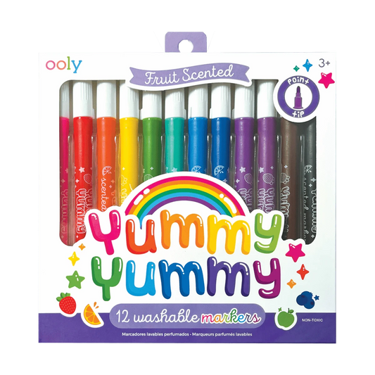 Yummy Yummy Scented Markers - Set of 12 OOLY Lil Tulips