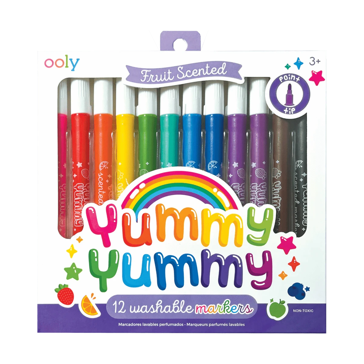 Yummy Yummy Scented Markers - Set of 12 OOLY Lil Tulips