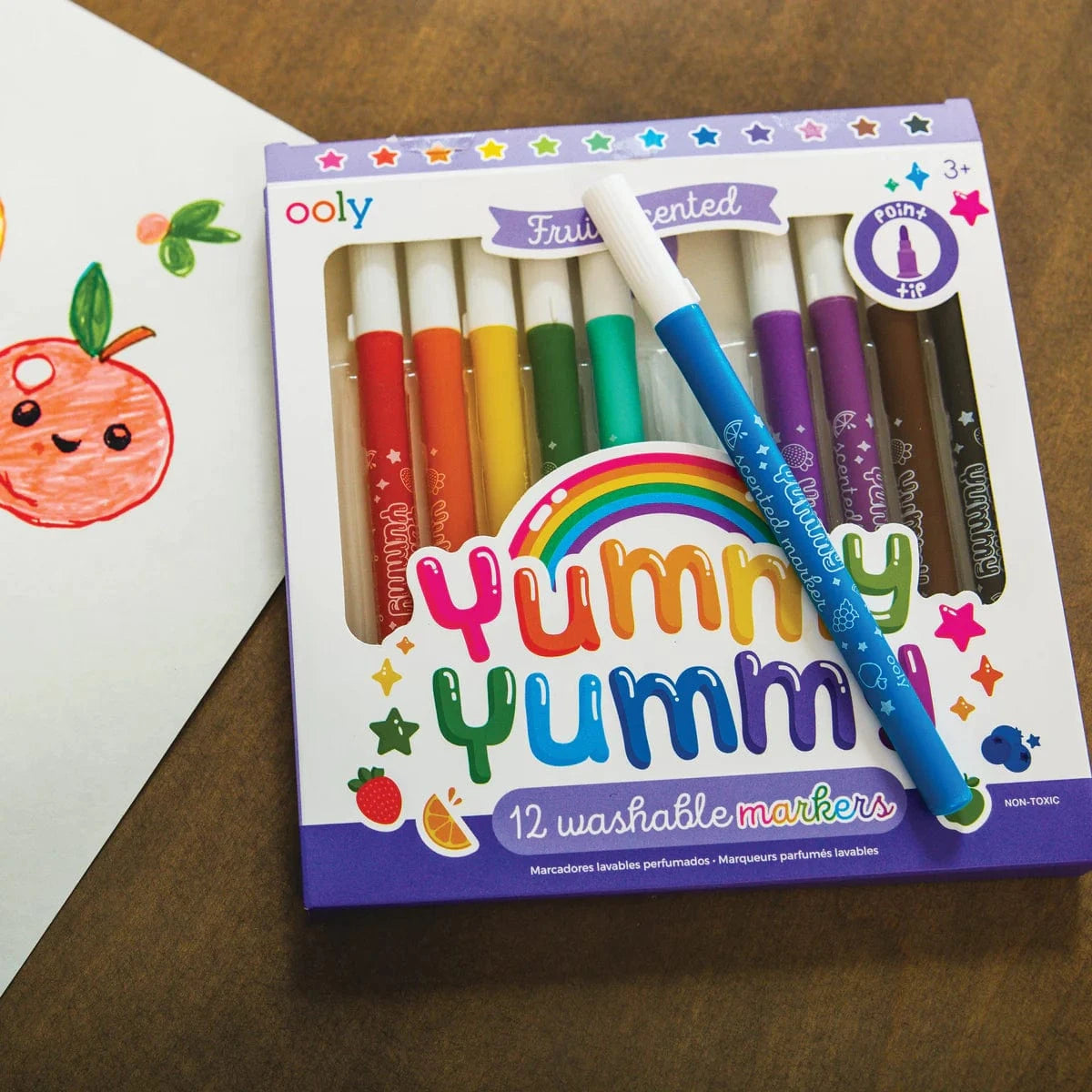 Yummy Yummy Scented Markers - Set of 12 OOLY Lil Tulips