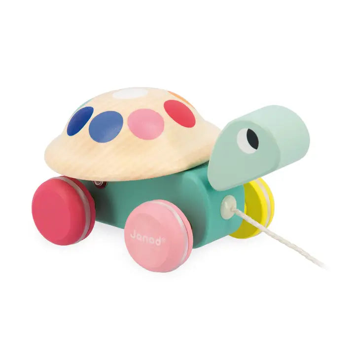 Zigolos Pull-Along Turtle Janod Lil Tulips