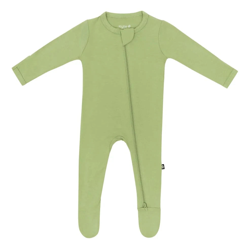 Zippered Footie in Honu Kyte Baby Lil Tulips