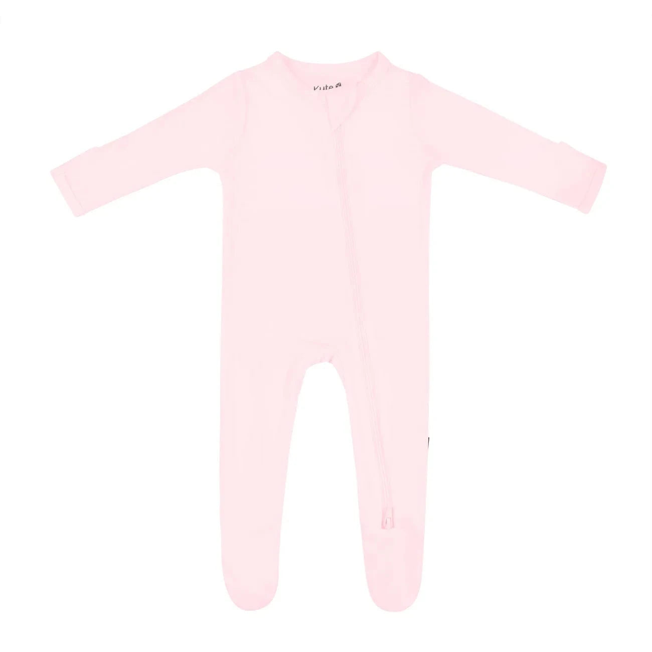 Zippered Footie in Sakura Kyte Baby Lil Tulips