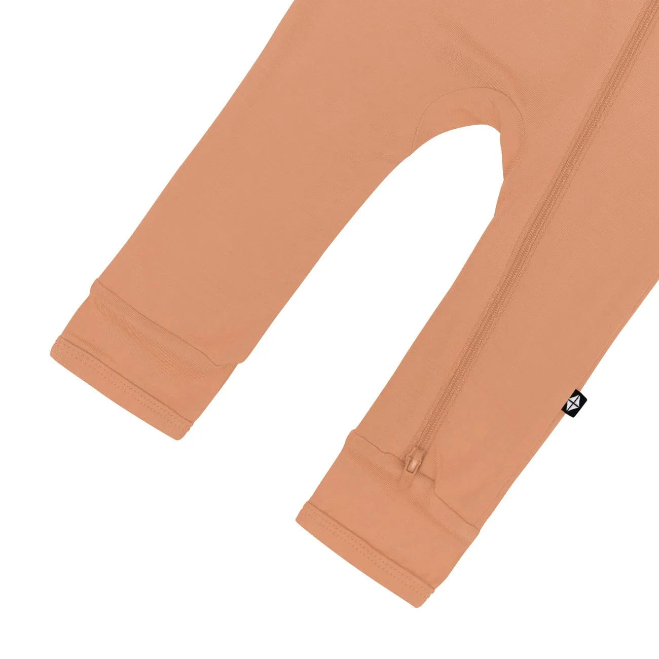 Zippered ROMPER in Apricot Kyte Baby Lil Tulips