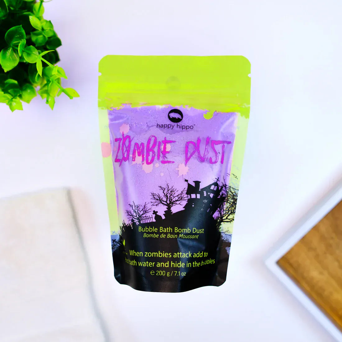 Zombie Dust - Bubble Bath Bomb Dust Happy Hippo Bath Lil Tulips