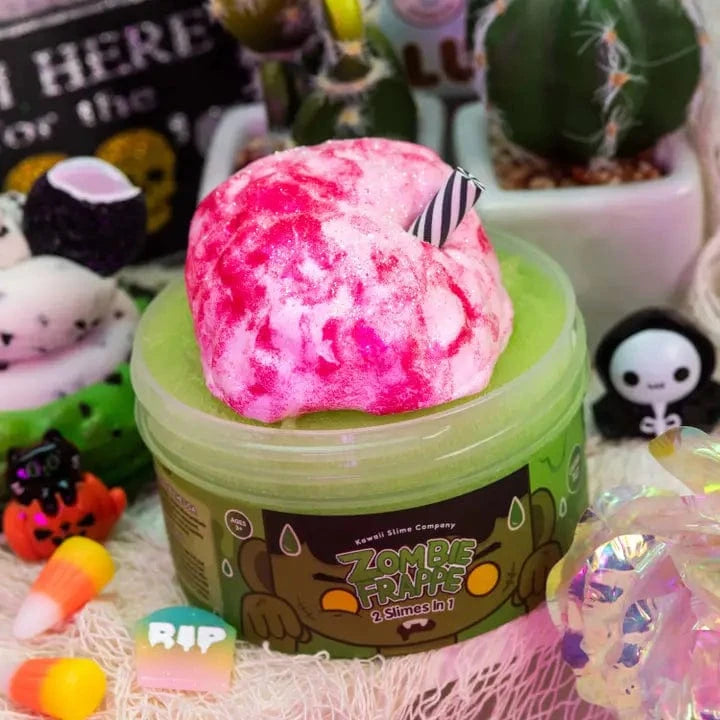 Zombie Frappe 2 Slimes in 1 Kawaii Slime Company Final Sale Lil Tulips