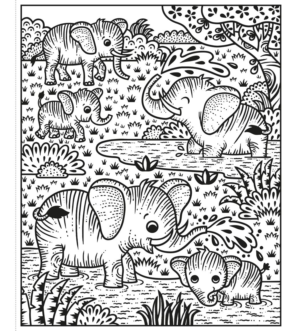 Zoo Magic Painting Book Harper Collins Childrens Lil Tulips