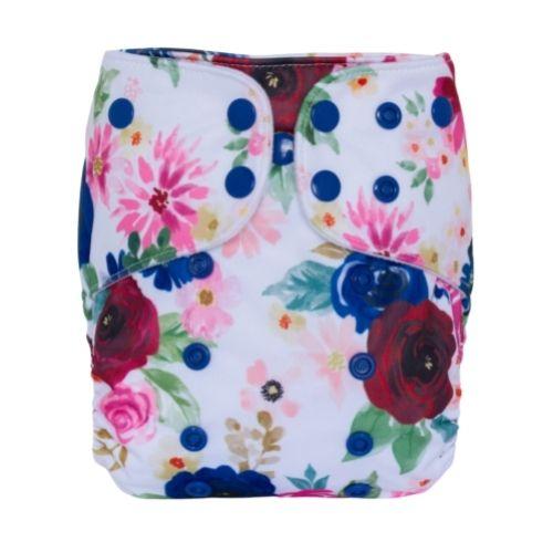 A-flor-able Limited Exclusive OS Diaper Lalabye Baby Lil Tulips