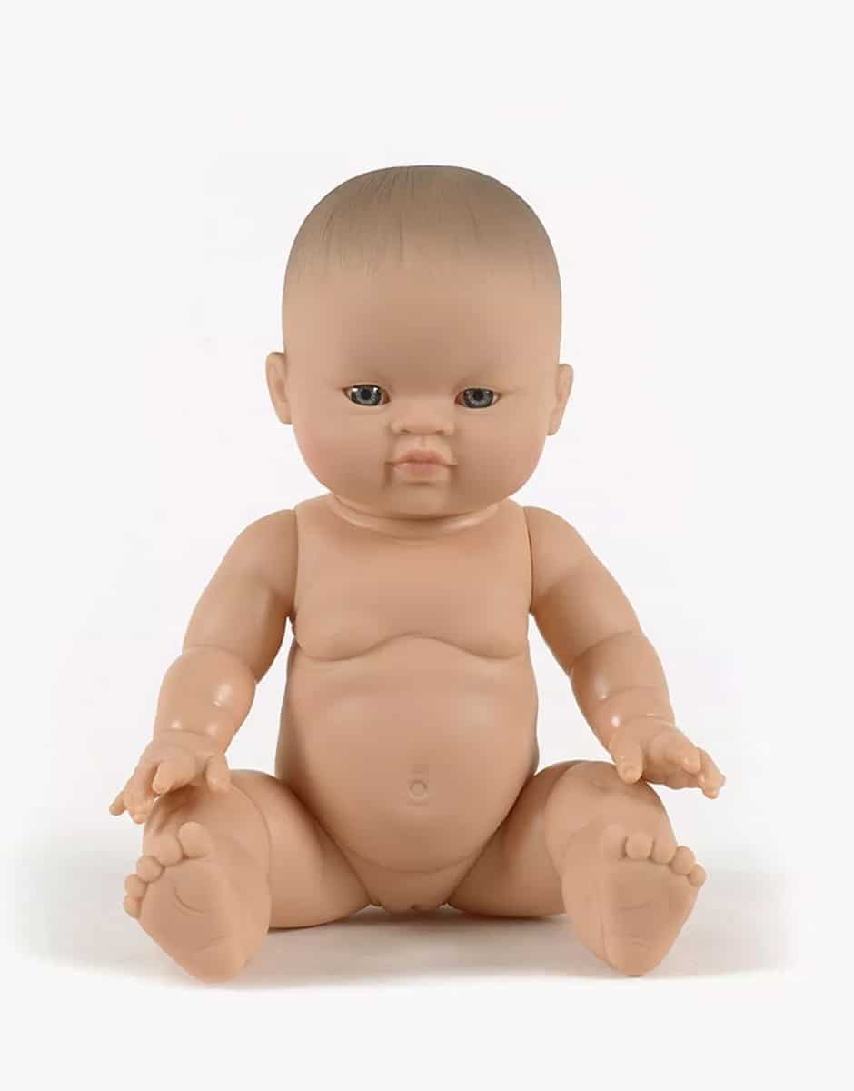 Alizée Little Asian Girl Doll (Light Eyes) Minikane Lil Tulips