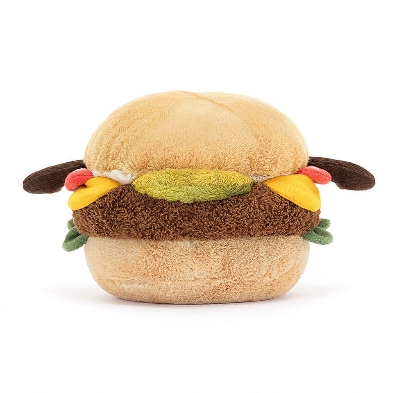 Amuseable Burger JellyCat Stuffed Animals Lil Tulips