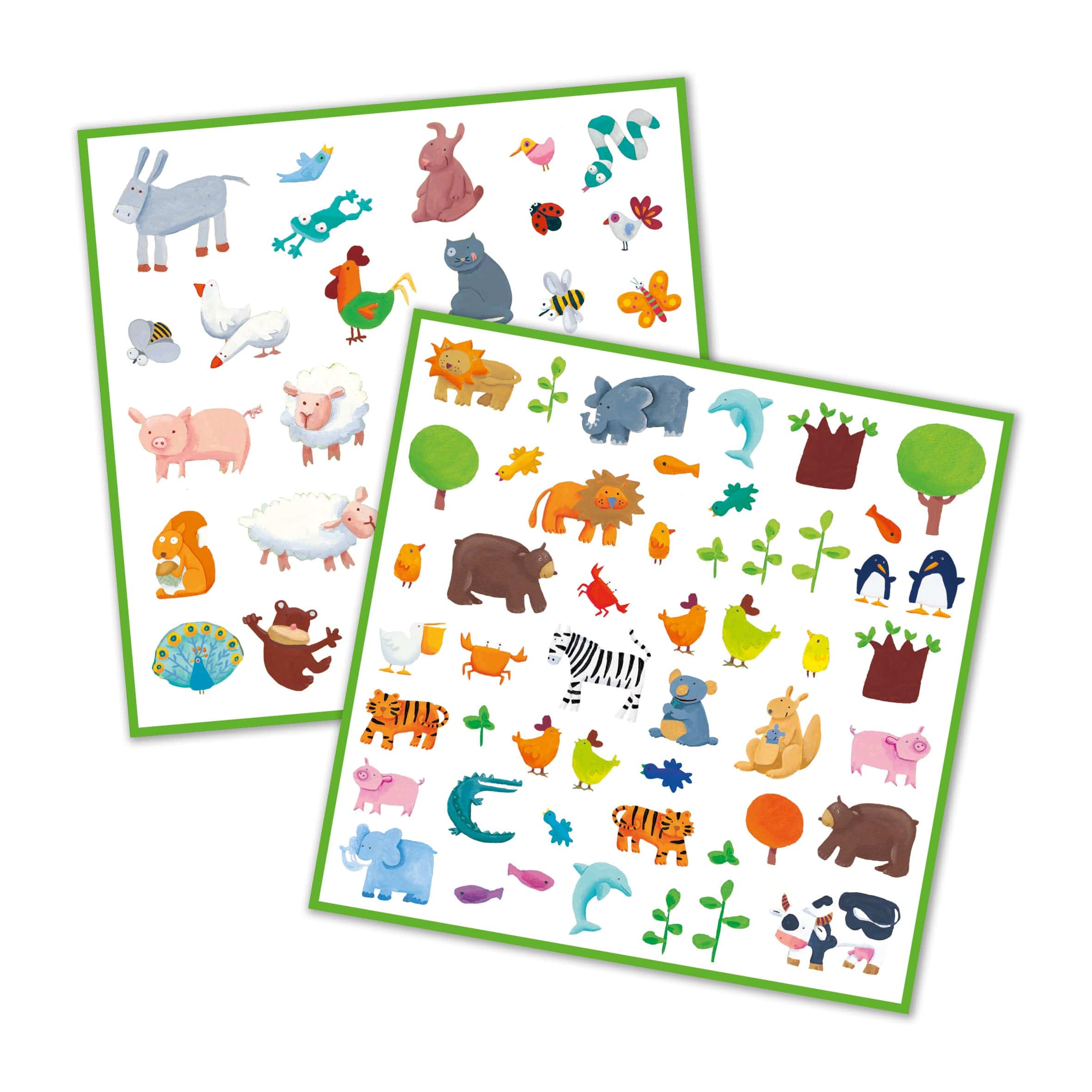 Animals Sticker Sheets Djeco Lil Tulips