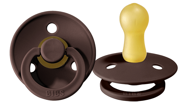 BIBS Pacifier 2 PK Chestnut Bibs Pacifier Lil Tulips