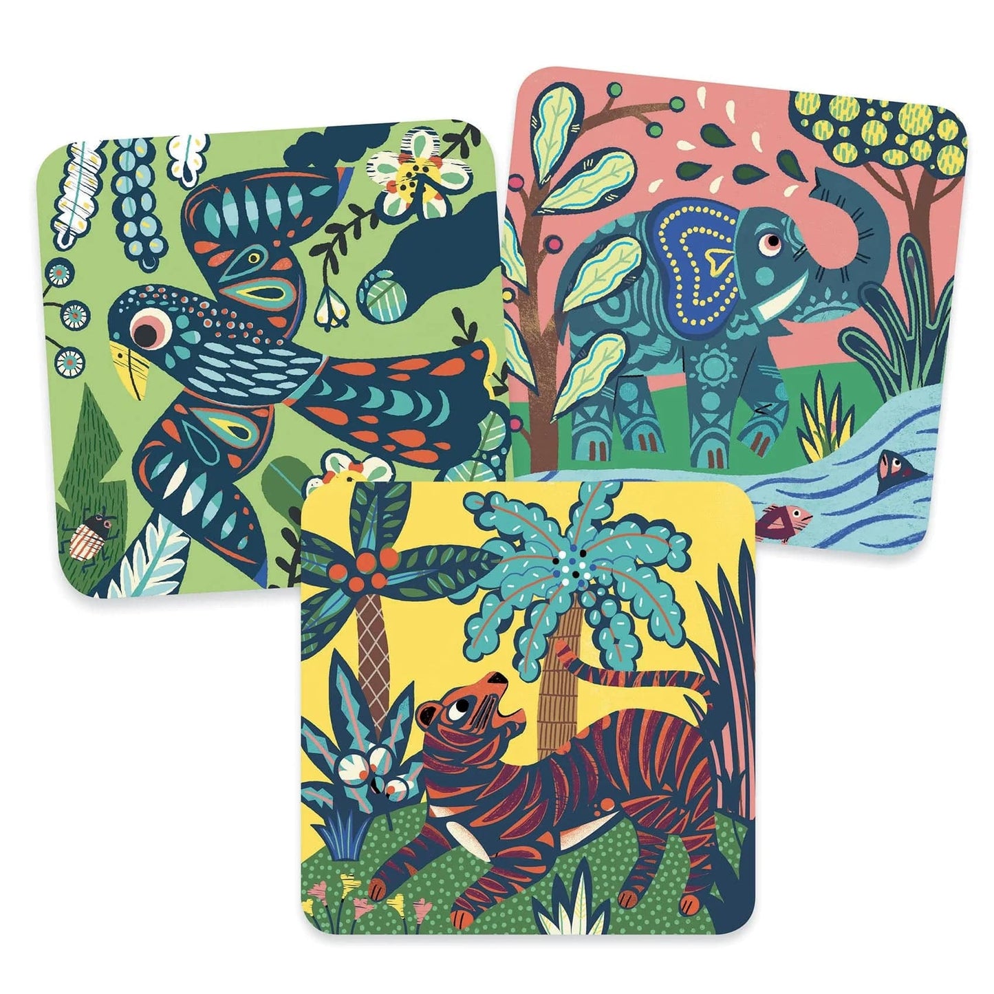 Big Animals Scratch Cards Activity Djeco Lil Tulips