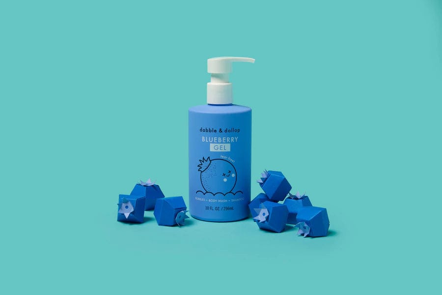 Blueberry - Shampoo, Body Wash & Bubble Bath Dabble & Dollop Lil Tulips