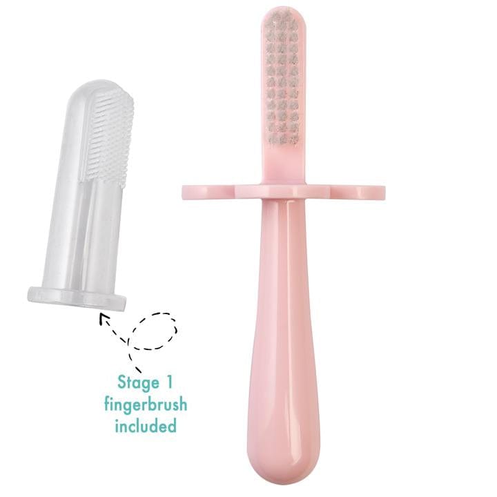 Blush Grabease Double Sided Toothbrush grabease Lil Tulips