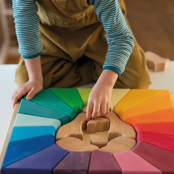 Building Set Rainbow Lion Grimm's Lil Tulips