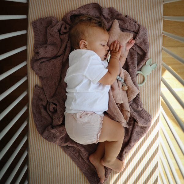 Bunny Teether (Sage) Mushie Lil Tulips