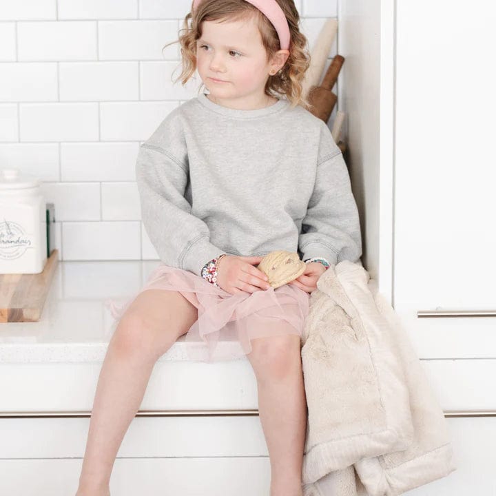 Buttermilk Lush Blanket Receiving Saranoni Lil Tulips